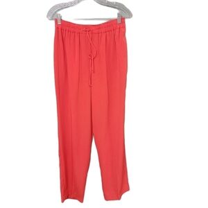 Nancy Bolen‎ Vintage 80s City Girls Lagenlook Coral Beachy Lounge Pants Size M